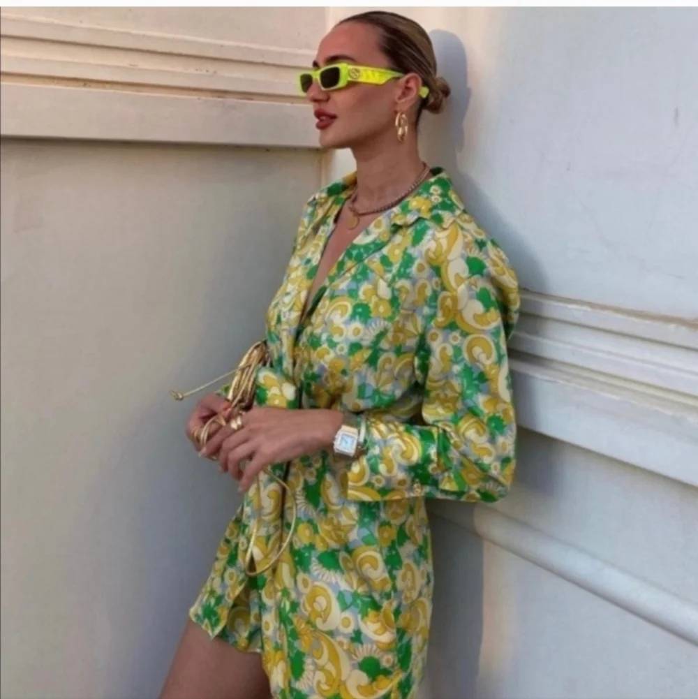 ZARA NWTs Bloggers Printed Dress - Picture 8 of 14